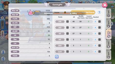 How to Reset Stats and Skills Points in Ragnarok X Next Generation ...