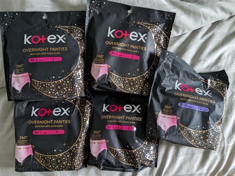 Kotex overnight panties, Beauty & Personal Care, Sanitary Hygiene on ...
