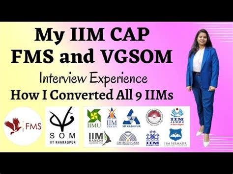 My MBA Interview Experience CAP 2021 FMS Delhi VGSOM IIT