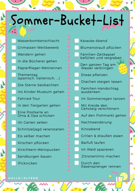 Was kann man im sommer machen 35 unvergessliche ideen für familien