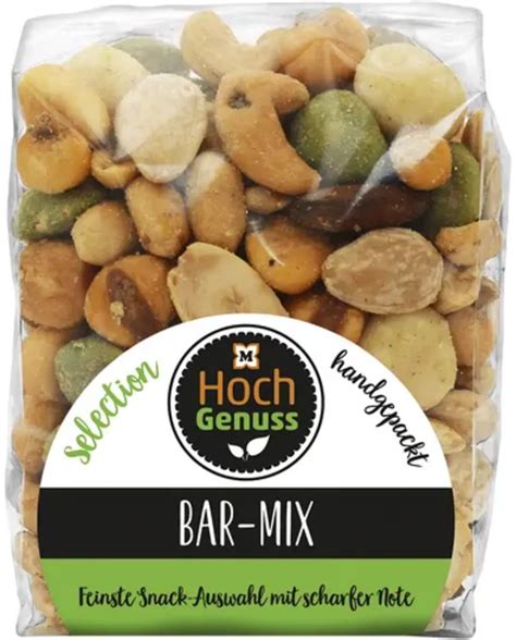 Hochgenuss Selection Bar Mix Kerne Nüsse 200 g Piccantino