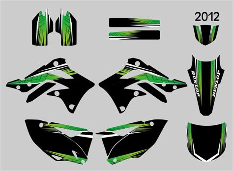 Motorcycle Accessories Team Graphics Kit Stickers Deco Decals For