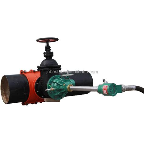Dk6 200 Electrical Pipeline Hot Tapping Machine Making The Hole Diameter Size 80 100 150 200 Mm