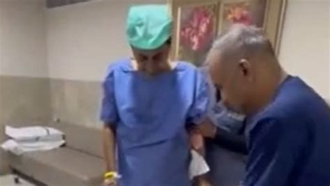 First Video Of Chandrashekar Rao Walking After Hip Replacement Surgery