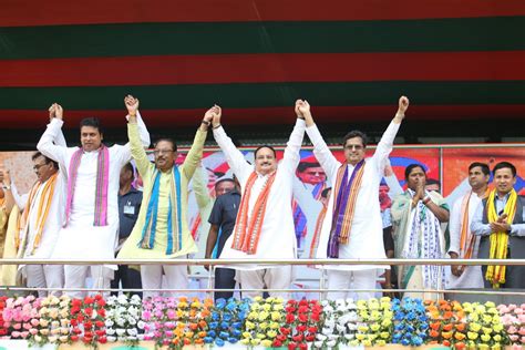 Bjp On Twitter Bjp National President Shri Jpnadda Addressed A Public Meeting In District