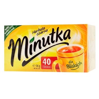 Чай чорний Minutka 1,4г х 40шт - замовити найкращі з EKO Market