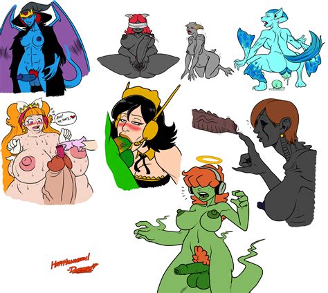 Halloween 2015 Stream Sketches By Doomington Hentai Foundry