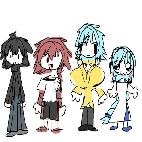 Me N Gang If We Were In Zeno Remake In 2024 Art Reference Remade