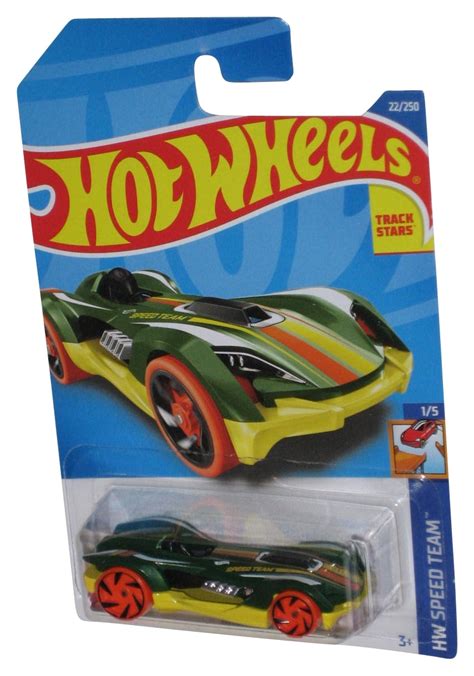 Hot Wheels HW Speed Team Roadster Bite 2021 Green Yellow Toy Car 22 250 Walmart