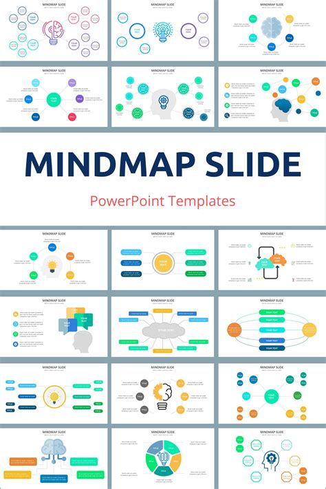 Mind Mpa PowerPoint Slide Templates Creative Design Business