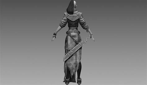 Fantasy Female Character 3d Model