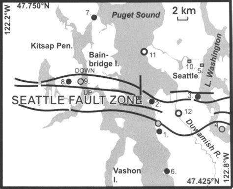 Seattle Fault Map