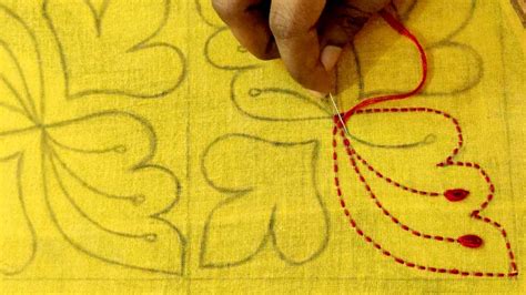 Hand Embroidery So Beautiful Nakshi Kantha Design Stitch Tutorial