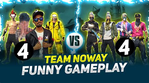 Youtubers Vs Team No Way Clash Squad Match Best Clash Squad 4 Vs