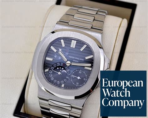 Patek Philippe A Jumbo Nautilus Moonphase Power Reserve Ss