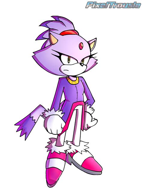 Blaze The Cat By Pixeltrousle On Deviantart