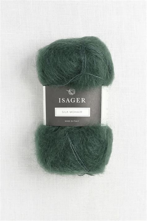 Isager Silk Mohair 37 Pine Wool And Company Fine Yarn