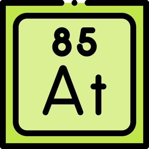 Astatine Detailed Rounded Lineal color icon