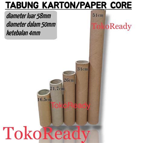 Jual PAPER CORE PAPER TUBE SELONGSONG PACKING PACKING TABUNG