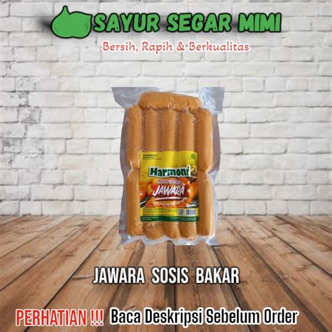 Jual Harmoni Sosis Sapi Bakar Jawara Isi 11 Batang 450g Sayur Segar