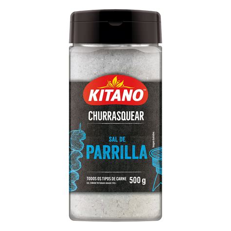 Sal de Parrilla Triturado Kitano Churrasquear Frasco 500g Pão de Açúcar