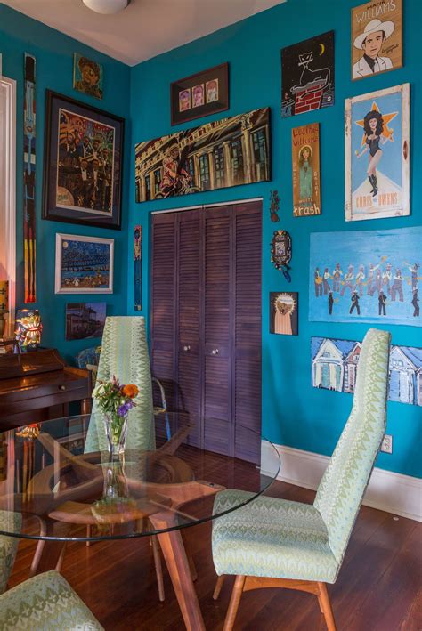 A Vibrant Colorful Art Filled New Orleans Home New Orleans Homes