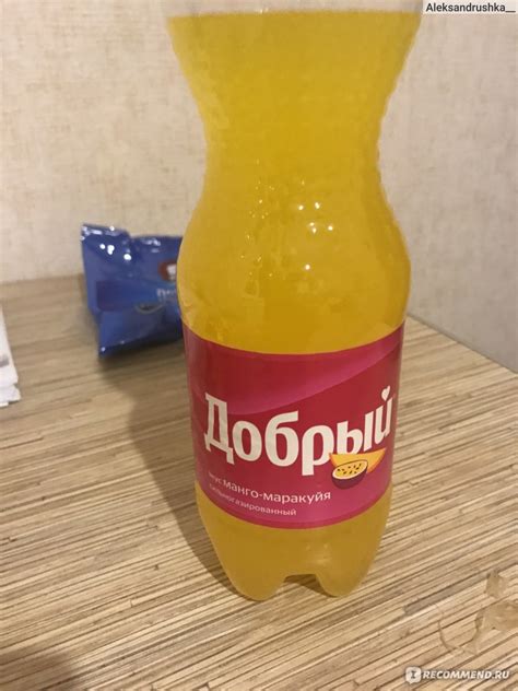 Напиток безалкогольный сильногазированный Добрый Манго - маракуйя ...