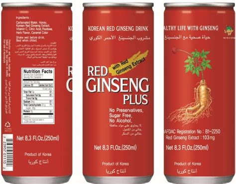 Ginseng Energy Drink Tradekorea