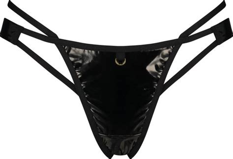 Hunkemöller Dames Lingerie String Seductress Zwart maat XL bol