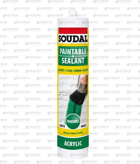 Soudal Paintable Sealant White 270ml McNaughtans