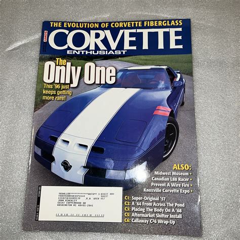 CORVETTE Enthusiast Magazine October 2005 T50 EBay