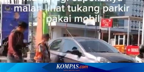 Video Penjaga Parkir Di Semarang Berangkat Menggunakan Mobil Viral