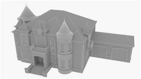 Castle House 3D Model $39 - .max .3ds .fbx - Free3D