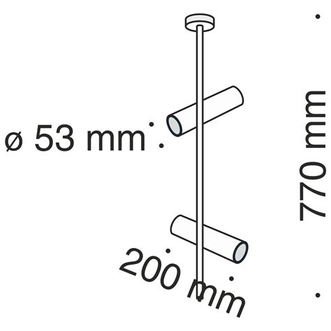 Спот потолочный галогеновый на рейлингах 77 см белый Elti C021CL-02W ...