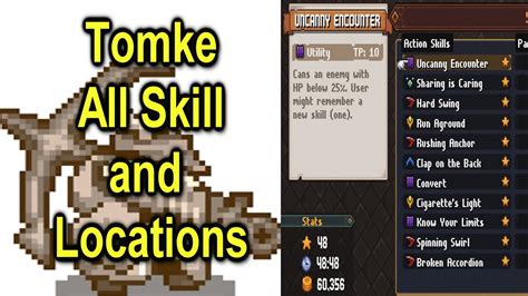 Tomke All Skills And Monster Locations Chained Echoes Can Machine