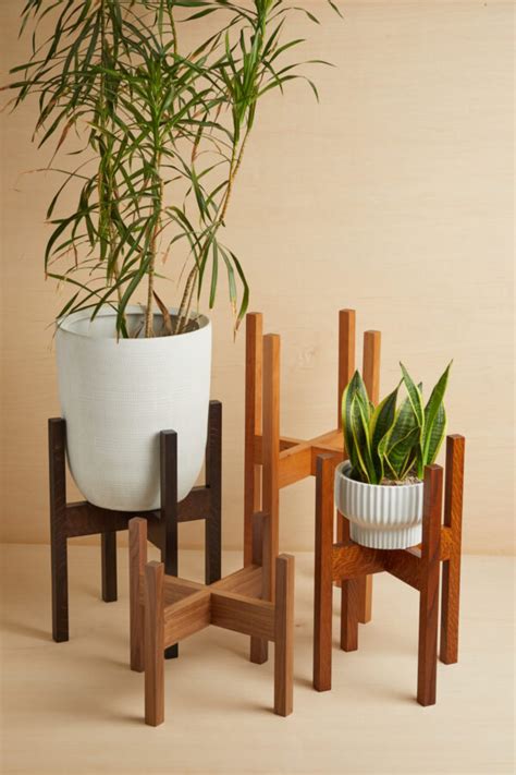 Mid Century Modern Plant Stand Helmuth Woodworks