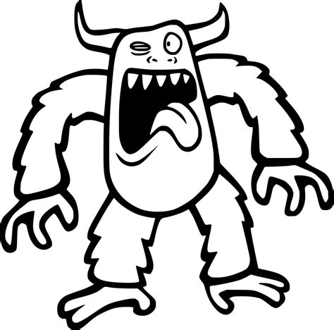 Monsters coloring