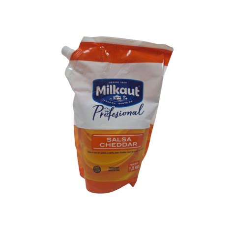 Queso cheddar Milkaut x 1 5 Kg Razzetto Distribuciones Gualeguaychú