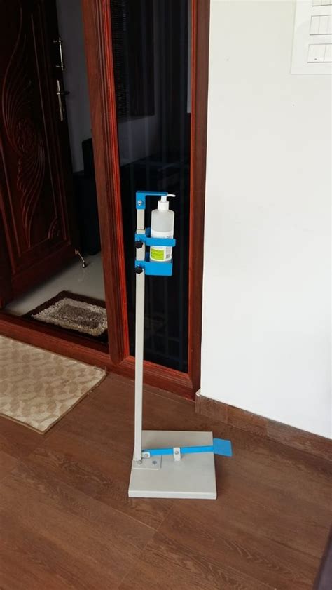 Foot Operated Sanitizer Dispenser Stand At Rs 15000 Foot Operated Sanitizer Dispenser In