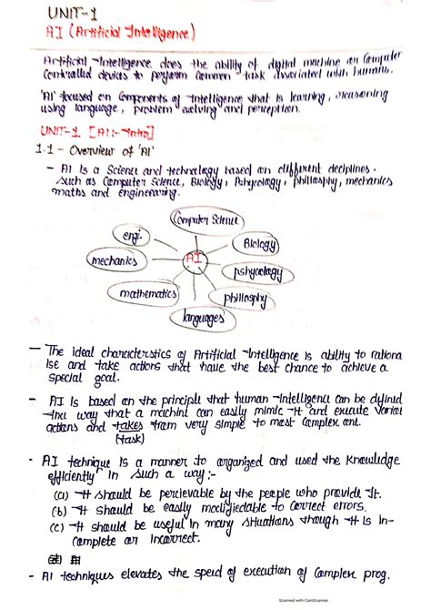 AI UNIT-1 - Btech - Artificial Intelligence - AKTU - Studocu