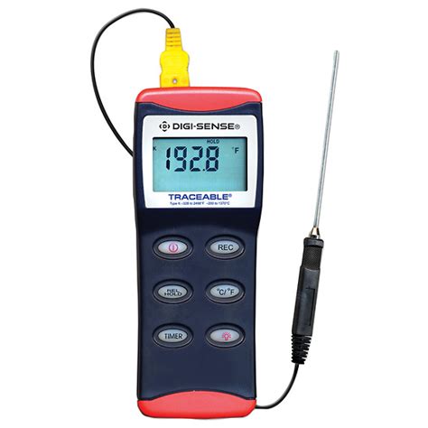 Digi Sense Calibrated Thermocouple Thermometer With Memory From Davis