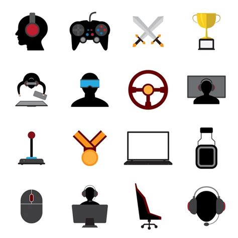 Premium Vector Esports Flat Icons