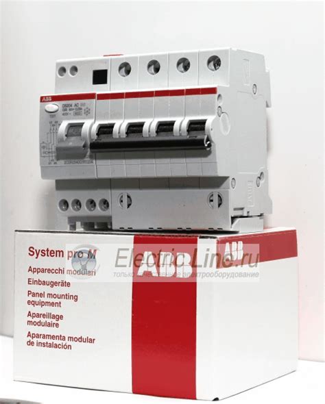 DS204 четырехполюсный дифференциальный автомат ABB 6ka, продажа DS204 ...