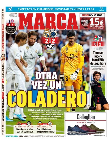 La Portada Del Diario Marca 02 09 2019