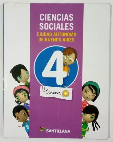 Ciencias Sociales 4 Caba Conocer Santillana Texto Libro