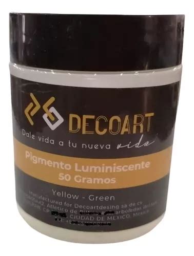 Pigmento Luminiscente Decoart Para Resina Epoxica Verde G Env O Gratis