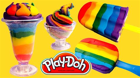 Фабрика мороженого Play-Doh. Делаем мороженое из пластилина Плей До ...