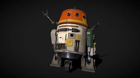 C1 10p Aka Chopper Star Wars Rebels Fan Art 3d Model By Jonathan