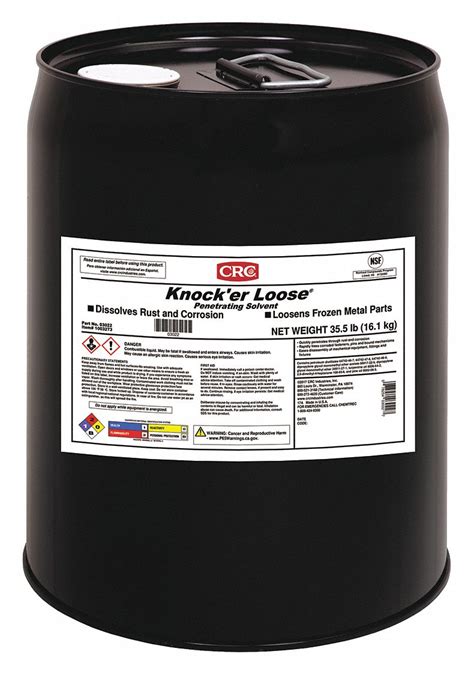 CRC Penetrating Lubricant 32 To 300F Mineral Oil Net Fill 5 Gal