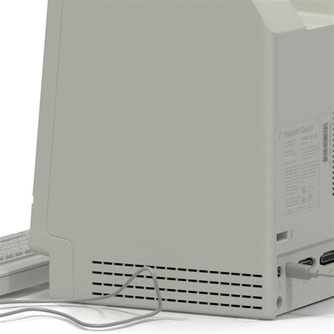 apple macintosh classic ii 3d max